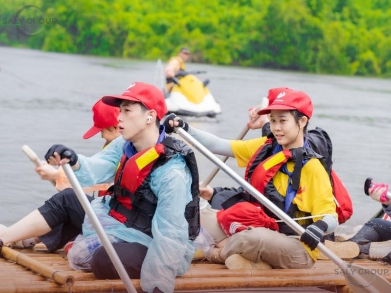 Hoạt động đáng nhớ tại Team building ở Madagui