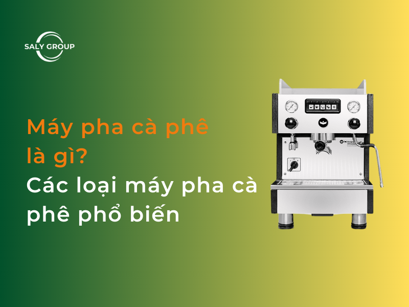 Máy Pha Cà Phê Là Gì? Các loại máy pha cà phê phổ biến