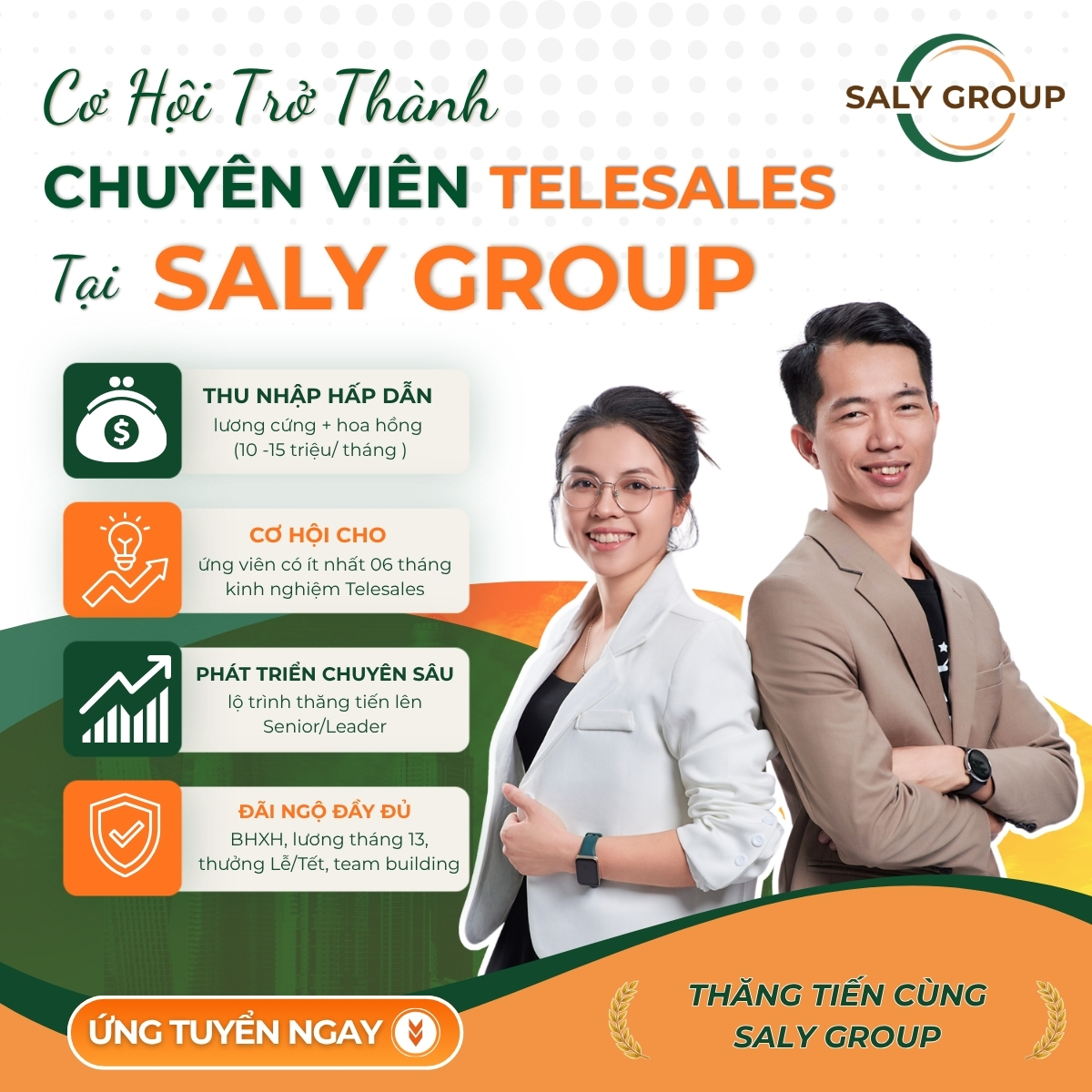 NHÂN VIÊN TƯ VẤN KHÓA HỌC – TELESALES